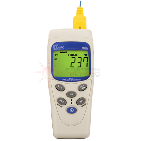 เครื่องวัดอุณหภูมิ Thermocouple Thermometer Basic Type K/J รุ่น 800004 - คลิกที่นี่เพื่อดูรูปภาพใหญ่