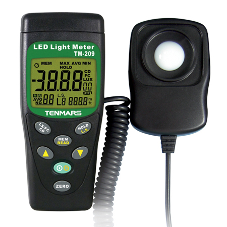 Tenmars TM-209 LUX/FC LED Light Meter - คลิกที่นี่เพื่อดูรูปภาพใหญ่