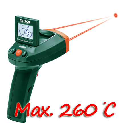 Extech 42509: Dual Laser IR Thermometer with Color Alert - คลิกที่นี่เพื่อดูรูปภาพใหญ่