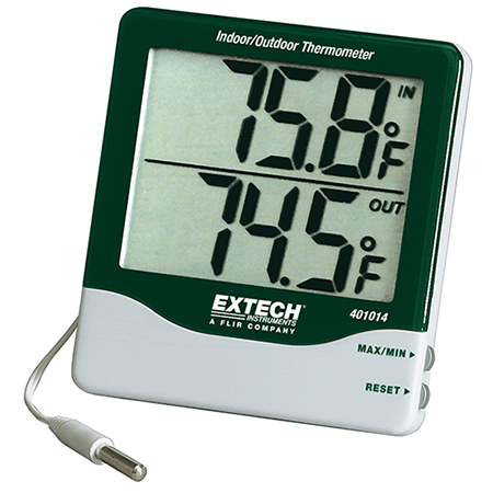เครื่องวัดอุณหภูมิ 2จุด ภายใน/ภายนอก Big Digit Indoor/Outdoor Thermometer รุ่น 401014 - คลิกที่นี่เพื่อดูรูปภาพใหญ่