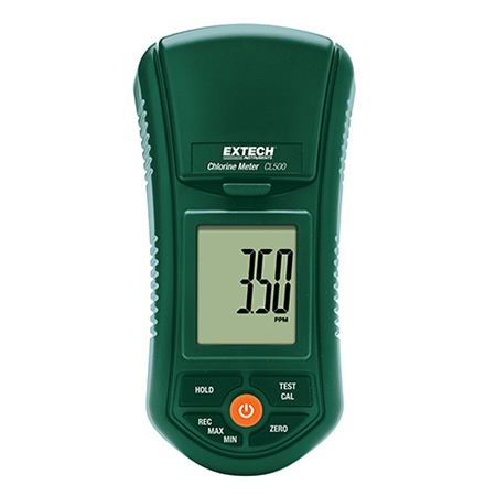 Extech CL500: Free and Total Chlorine Meter - คลิกที่นี่เพื่อดูรูปภาพใหญ่