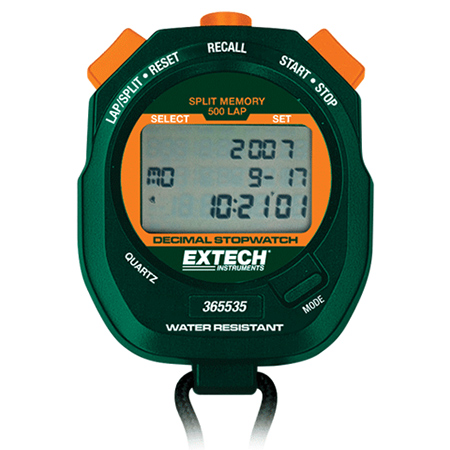 Extech 365535: Decimal Stopwatch/Clock - คลิกที่นี่เพื่อดูรูปภาพใหญ่