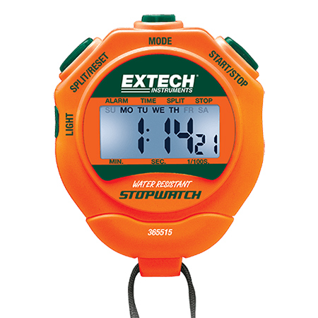 Extech 365515: Stopwatch/Clock with Backlit Display - คลิกที่นี่เพื่อดูรูปภาพใหญ่