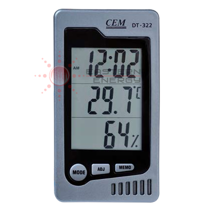 CEM DT-322 : Temperature Humidity Meter Clock - คลิกที่นี่เพื่อดูรูปภาพใหญ่