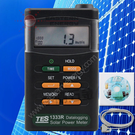 เครื่องวัดบันทึกแสงอาทิตย์ Datalogging Solar Power Meter รุ่น TES-1333R - คลิกที่นี่เพื่อดูรูปภาพใหญ่