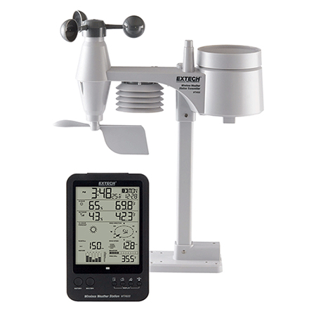เครื่องวัดสภาพอากาศ ปริมาณน้ำฝน Wireless Weather Station Kit รุ่น Extech WTH600-KIT - คลิกที่นี่เพื่อดูรูปภาพใหญ่