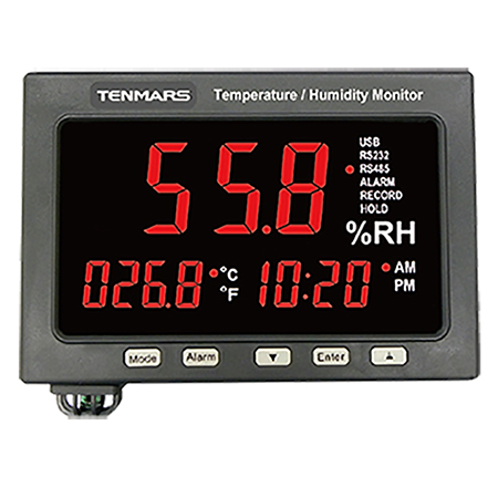 Tenmars TM-185A Temperature / Humidity LED Monitor - คลิกที่นี่เพื่อดูรูปภาพใหญ่