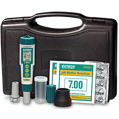 Extech EX800 เครื่องวัดคลอรีน ExStik® 3-in-1 Chlorine, pH, Temperature Kit - คลิกที่นี่เพื่อดูรูปภาพใหญ่