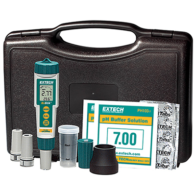 4-in-1 ExStik® Chlorine, pH, ORP and Temperature Kit รุ่น EX900 - คลิกที่นี่เพื่อดูรูปภาพใหญ่