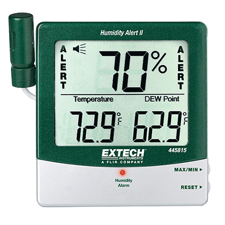 เครื่องวัดอุณหภูมิ ความชื้น Hygro-Thermometer Humidity Alert with Dew Point รุ่น 445815 - คลิกที่นี่เพื่อดูรูปภาพใหญ่