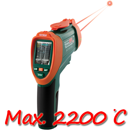 Extech VIR50 Dual Laser IR Video Thermometer - คลิกที่นี่เพื่อดูรูปภาพใหญ่