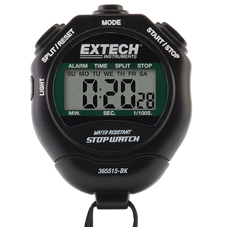 นาฬิกาจับเวลา Stopwatch/Clock with Backlit Display รุ่น 365515-BK - คลิกที่นี่เพื่อดูรูปภาพใหญ่