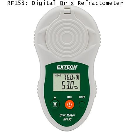 Extech RF153 Digital Brix Refractometer เครื่องวัดความหวาน รีแฟรกโตมิเตอร์ - คลิกที่นี่เพื่อดูรูปภาพใหญ่