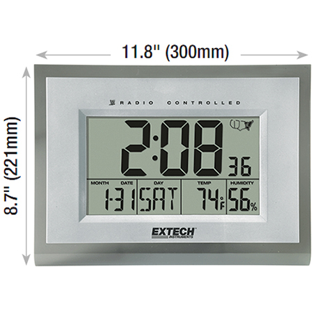 445706 EXTECH ป้ายแสดงเวลา Hygro-Thermometer Alarm Clock - คลิกที่นี่เพื่อดูรูปภาพใหญ่