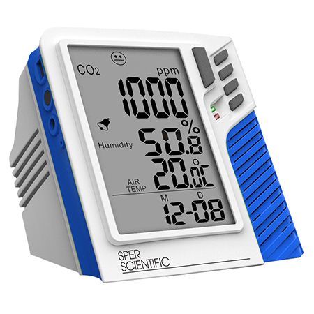 เครื่องวัดก๊าซคาร์บอนไดออกไซด์ Indoor Air Quality Monitor  Datalogger CO2 Meter รุ่น 800049 - คลิกที่นี่เพื่อดูรูปภาพใหญ่