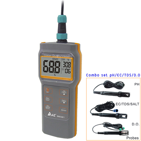 เครื่องวัด pH EC TDS Salinity DO Meter และอุณหภูมิ รุ่น 86021 - คลิกที่นี่เพื่อดูรูปภาพใหญ่