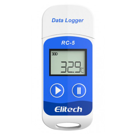 Elitech RC-5 เครื่องบันทึกข้อมูลอุณหภูมิ USB Temperature Data Logger - คลิกที่นี่เพื่อดูรูปภาพใหญ่