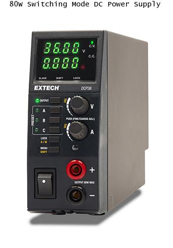 Extech DCP36 80W Switching Mode DC Power Supply - คลิกที่นี่เพื่อดูรูปภาพใหญ่