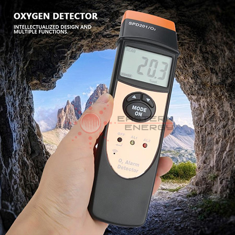 เครื่องวัดออกซิเจนในอากาศ Oxygen Meter/O2 Meter รุ่น SPD201/O2 - คลิกที่นี่เพื่อดูรูปภาพใหญ่
