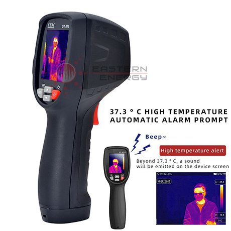 กล้องถ่ายภาพความร้อนสําหรับวัดไข้ Thermal Imaging Human body Temperature DT-870Y CEM - คลิกที่นี่เพื่อดูรูปภาพใหญ่