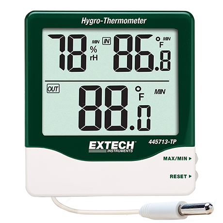 เครื่องวัดอุณภูมิ 2 จุด และความชื้น Big Digit Indoor/Outdoor Hygro-Thermometer รุ่น 445713-TP - คลิกที่นี่เพื่อดูรูปภาพใหญ่