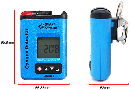 Smart® Sensor AS8801 เครื่องวัดออกซิเจนในอากาศ O2 Meter - คลิกที่นี่เพื่อดูรูปภาพใหญ่
