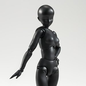Action Figure Bandai Japan S.H.Figuarts Body-chan Solid Black Color Ver