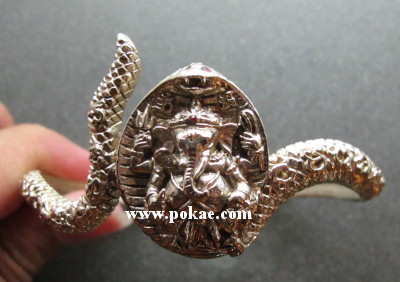 Ganesha bracelet Gen Ryu Yuen 2556  Longpor Key. Wat Sri Lumyong. Surin - คลิกที่นี่เพื่อดูรูปภาพใหญ่