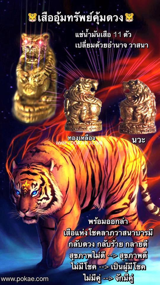 Tiger holds treasure (Bronze) by Phra Arjarn O, Phetchabun. - คลิกที่นี่เพื่อดูรูปภาพใหญ่