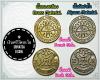 Srivatsa O Coin (ฺBrass) by Phra Arjarn O, Phetchabun.