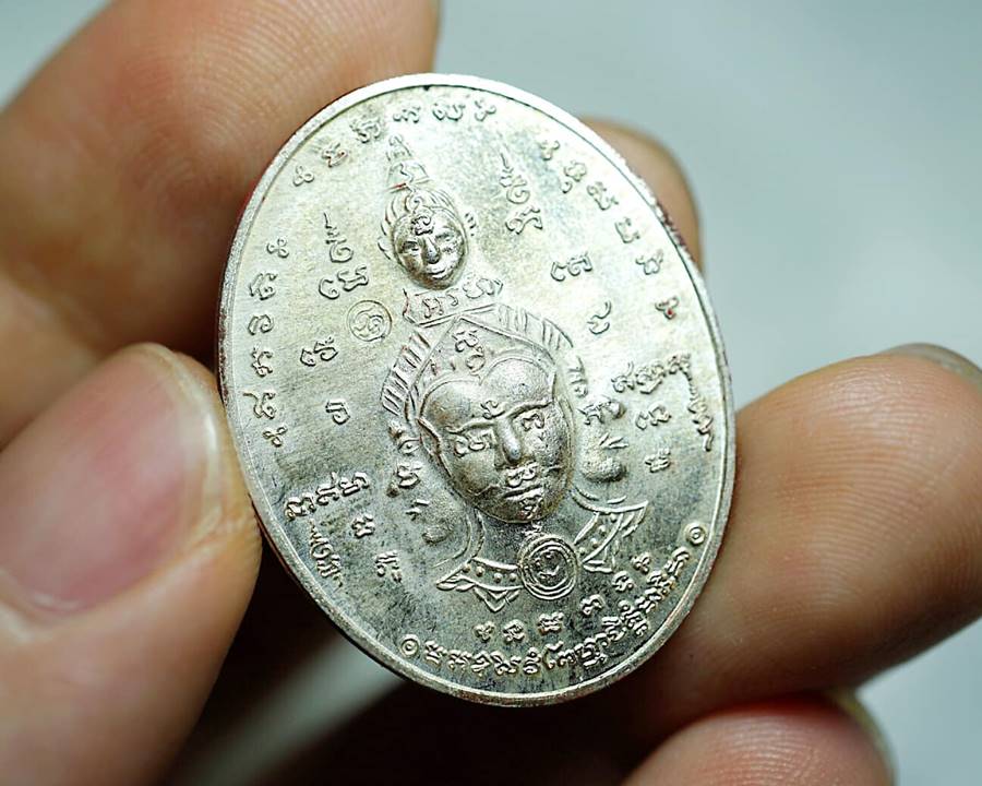 Hevajra Sao 5 Coin (Silver material) by Phra Arjarn O, Phetchabun. - คลิกที่นี่เพื่อดูรูปภาพใหญ่