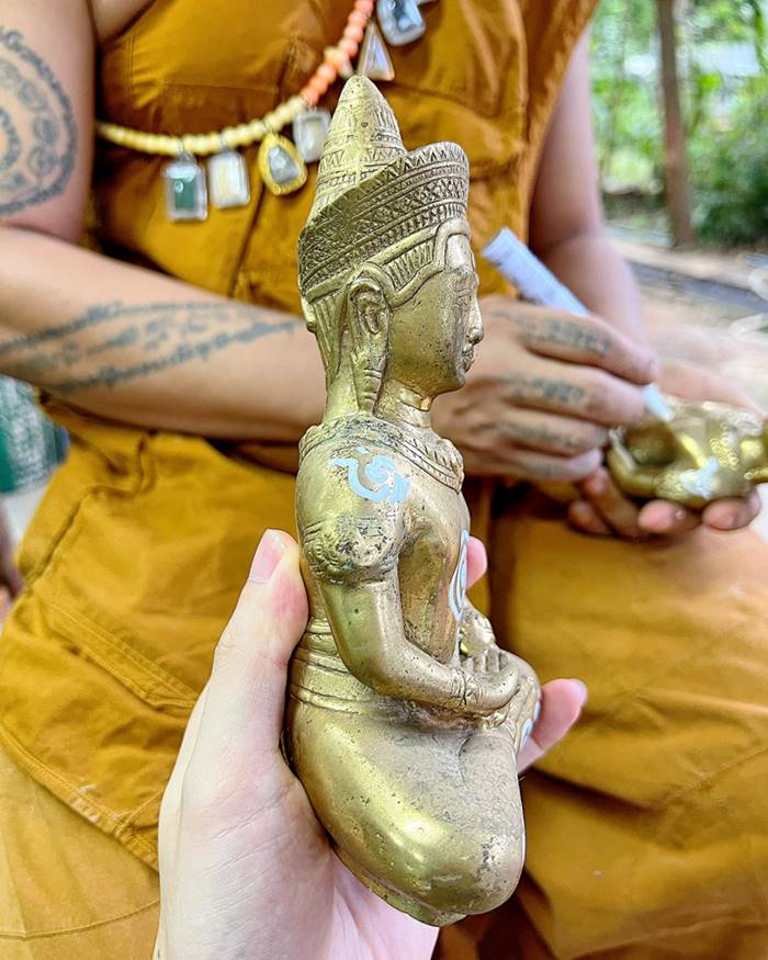Somdej Phra Thammarart (Polished Brass) by Phra Arjarn O, Phetchabun. - คลิกที่นี่เพื่อดูรูปภาพใหญ่