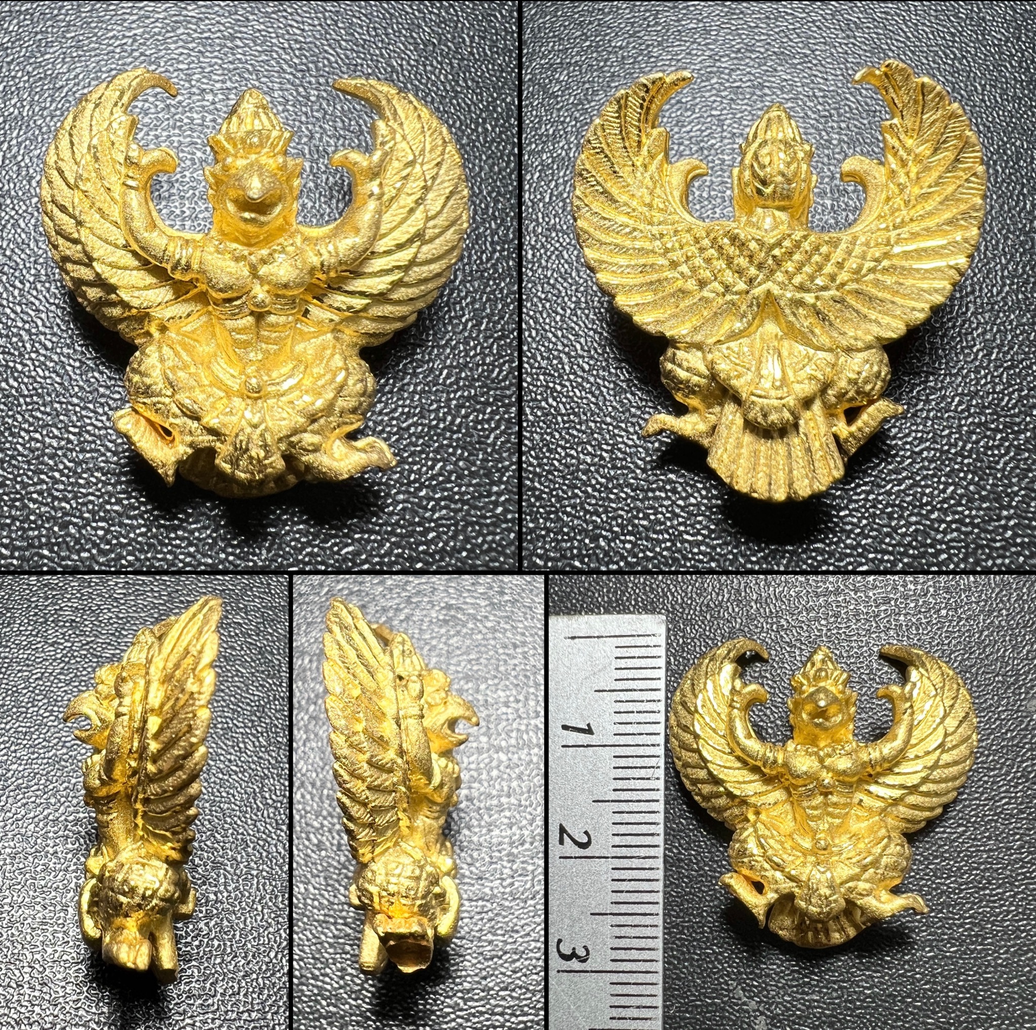 Great Garuda (Big size, gold plated) by LP.Key, Wat Sri Lumyong, Surin province. - คลิกที่นี่เพื่อดูรูปภาพใหญ่