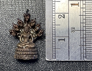 Phra Nak Prok (Small size, Bronze) by LP.Key, Wat Sri Lumyong, Surin province. - คลิกที่นี่เพื่อดูรูปภาพใหญ่
