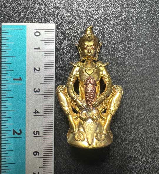 Phaya Ngang Yan-Ta-Bet (Magic Brass, 2 inches) by Arjarn Jiam, Mon Raman Charming Mantra. - คลิกที่นี่เพื่อดูรูปภาพใหญ่