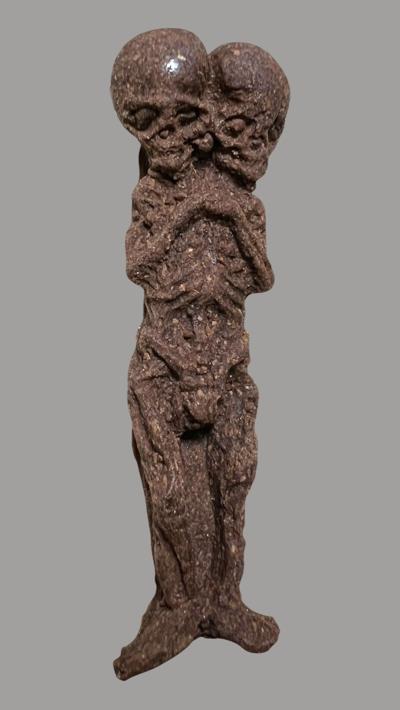 Double-Headed Lukkrok by Lersi Thammaraj Suwannachaiyamuni, Rattanasetthi Hermitage, Roi Et Province - คลิกที่นี่เพื่อดูรูปภาพใหญ่