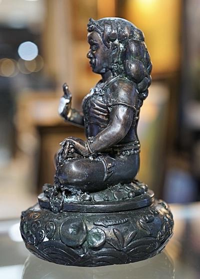 Giantess Governor. (brown plated)by Arjarn Inkaew, Dong Phaya Tham Magic Institution. - คลิกที่นี่เพื่อดูรูปภาพใหญ่