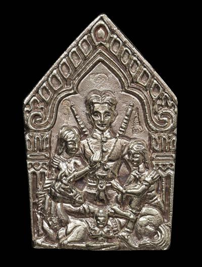 Sarika Spellcaster Khun Phaen. (silver material) by Arjarn Ongart Seengam. - คลิกที่นี่เพื่อดูรูปภาพใหญ่