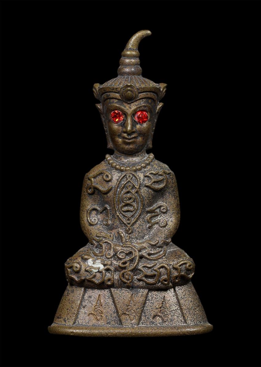 Bewitched Overlord Ngang (embedded with silver takrud) by Arjarn O Sakda, Ban Tong Mon Magic Academy - คลิกที่นี่เพื่อดูรูปภาพใหญ่