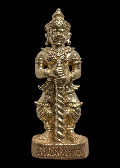 Evil Vanquisher Thao Wessuwan (brass material) by Arjarn Pien Hatthayanon, Khao Aor. - คลิกที่นี่เพื่อดูรูปภาพใหญ่