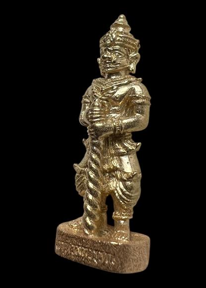 Evil Vanquisher Thao Wessuwan (brass material) by Arjarn Pien Hatthayanon, Khao Aor. - คลิกที่นี่เพื่อดูรูปภาพใหญ่