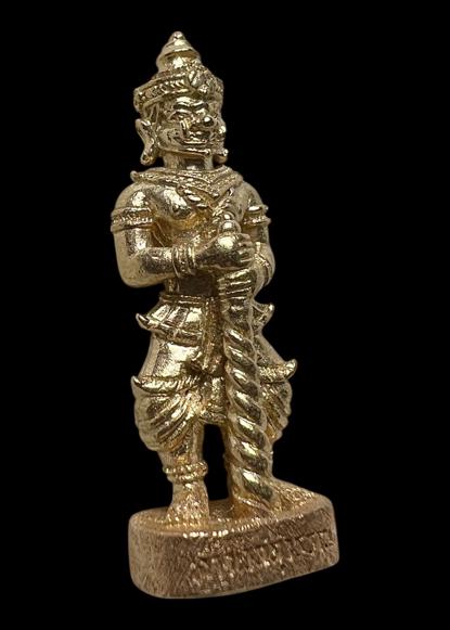 Evil Vanquisher Thao Wessuwan (brass material) by Arjarn Pien Hatthayanon, Khao Aor. - คลิกที่นี่เพื่อดูรูปภาพใหญ่