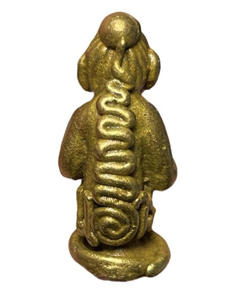 Eating Placenta Kuman Thong (Serie: Wai Kru 65, Brass) by Arjarn Pien Hatthayanon, Khao Aor. - คลิกที่นี่เพื่อดูรูปภาพใหญ่