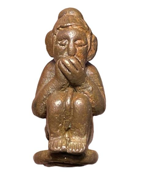 Eating Placenta Kuman Thong (Serie: Wai Kru 65, Copper) by Arjarn Pien Hatthayanon, Khao Aor. - คลิกที่นี่เพื่อดูรูปภาพใหญ่