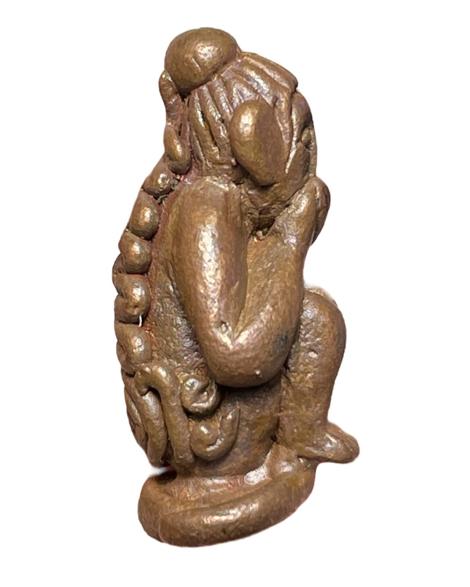 Eating Placenta Kuman Thong (Serie: Wai Kru 65, Copper) by Arjarn Pien Hatthayanon, Khao Aor. - คลิกที่นี่เพื่อดูรูปภาพใหญ่