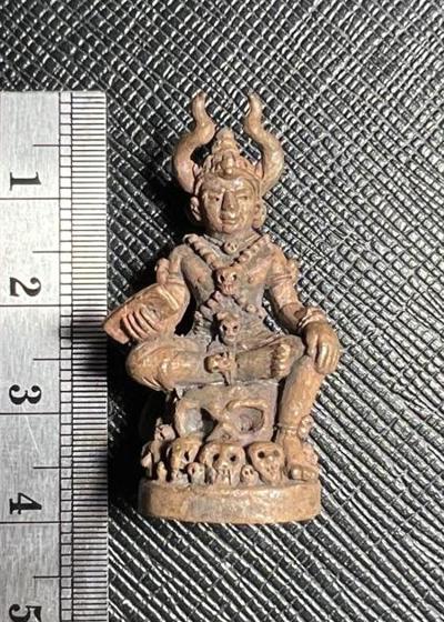 พญามัจจุราช (เนื้อชนวนโบราณ) อ.เปลี่ยน หัทยานนท์ สำนักตักศิลามหาเวทย์เขาอ้อ - คลิกที่นี่เพื่อดูรูปภาพใหญ่
