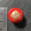 Mon Raman Charming Ball (Copper Takrud, Red) by Arjarn Atthakorn Phodee (Arjarn Aut Sak-Yant Mon)