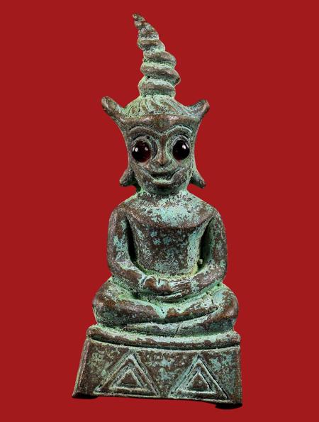 Supreme Mantra Crescent Moon Ngang (ancient bronze bracelet material) by Arjarn Ongart Seengam. - คลิกที่นี่เพื่อดูรูปภาพใหญ่