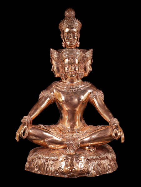 พระสทาศิวะปัญจมุขี (เนื้อสำริดแดง) อาจารย์องอาจ สีงาม - คลิกที่นี่เพื่อดูรูปภาพใหญ่