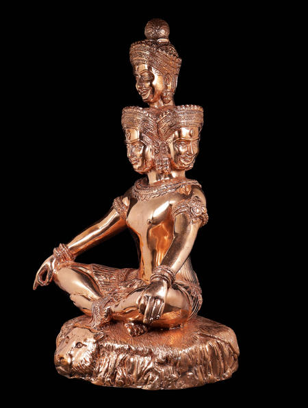 พระสทาศิวะปัญจมุขี (เนื้อสำริดแดง) อาจารย์องอาจ สีงาม - คลิกที่นี่เพื่อดูรูปภาพใหญ่